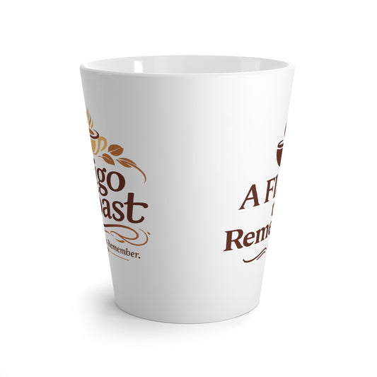 Rigo Roast Latte Mug – 'A Flavor to Remember' Coffee Cup
