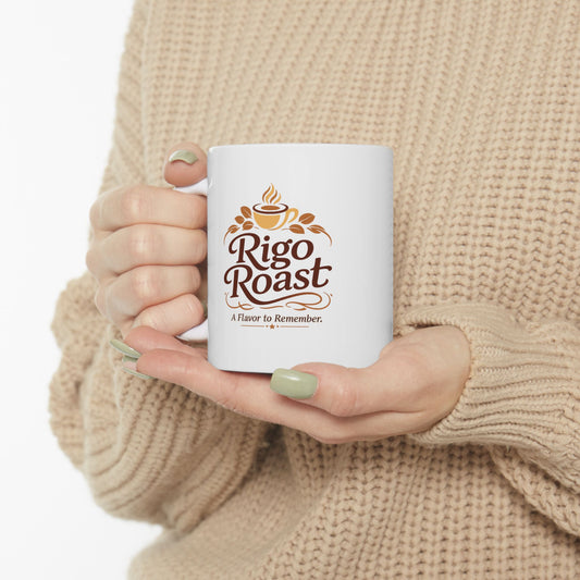 Rigo Roast Coffee Mug –"A flavor to remember" (11oz, 15oz)