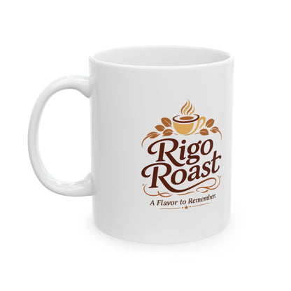 Rigo Roast Coffee Mug –"A flavor to remember" (11oz, 15oz)
