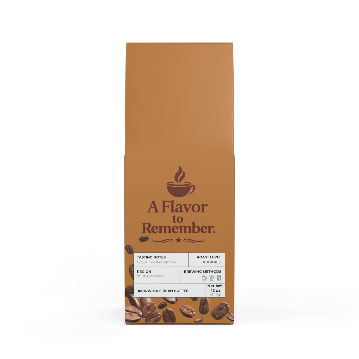 Rigo Roast Cascades Coffee Blend (Medium-Dark Roast)