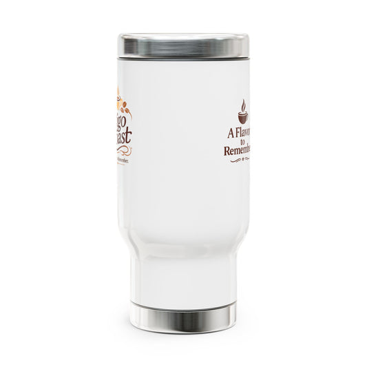 Coffee Travel Mug - Rigo Roast Logo 14oz Stainless
