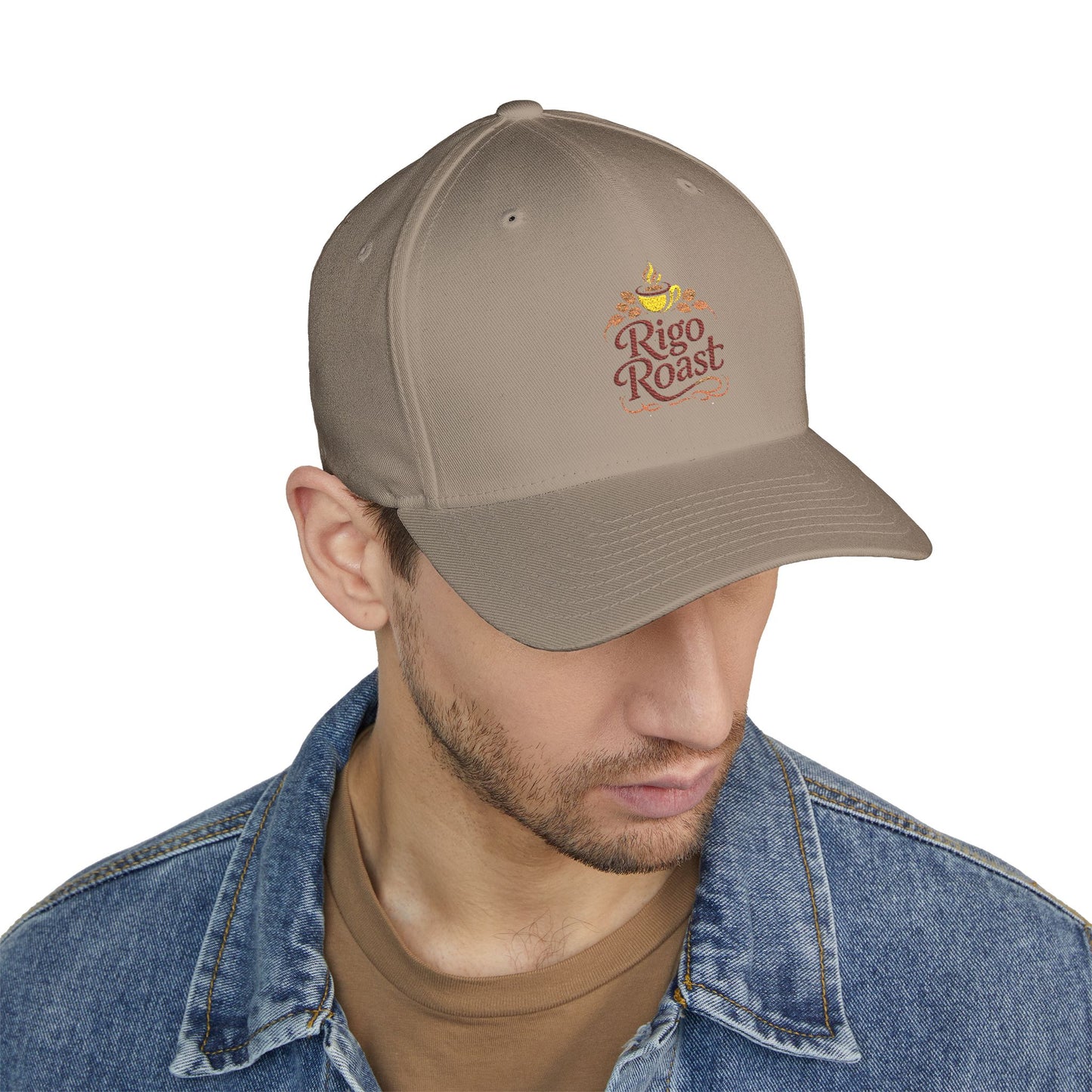 Embroidered Rigo Roast Cap — Coffee Brand Baseball Hat