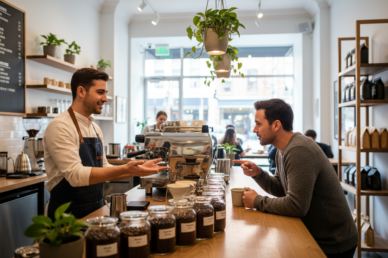 customer service coffee